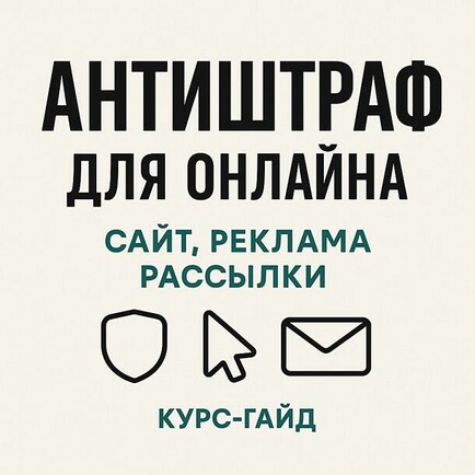 Антиштраф для онлайна: сайт, реклама, рассылки